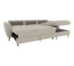 Grosses soldes 😉 LINEA NATURA Canapé dangle convertible méridienne réversible LAGO tissu Malmo beige 05 ✔️ -Linea Natura Soldes Boutique 5907690909307 VO