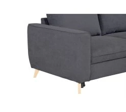 Tout neuf ✔️ LINEA NATURA Canapé dangle convertible méridienne réversible LAGO tissu crown ébéne ✨ -Linea Natura Soldes Boutique 5907690919054 Z7